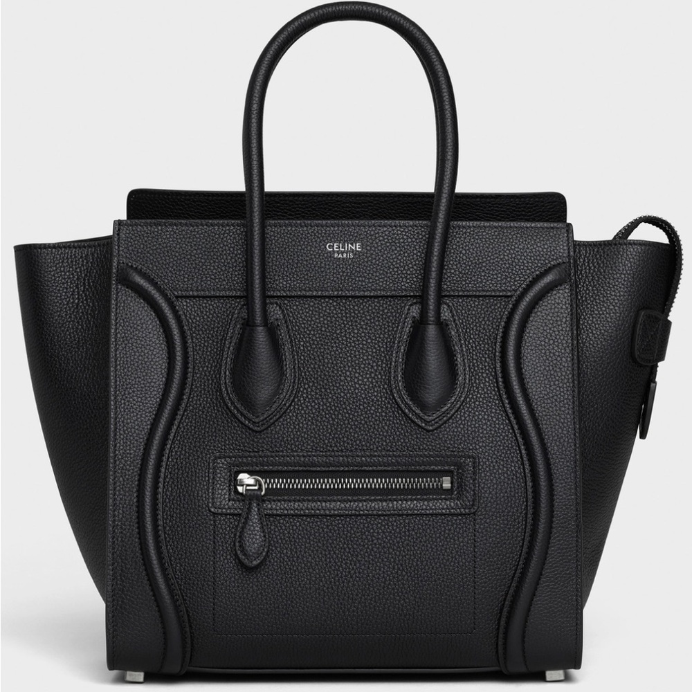 MICRO LUGGAGE HANDBAG IN DRUMMED CALFSKIN